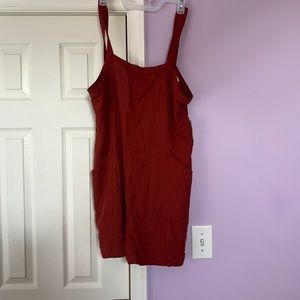 Nordstrom rack burnt orange overall romper